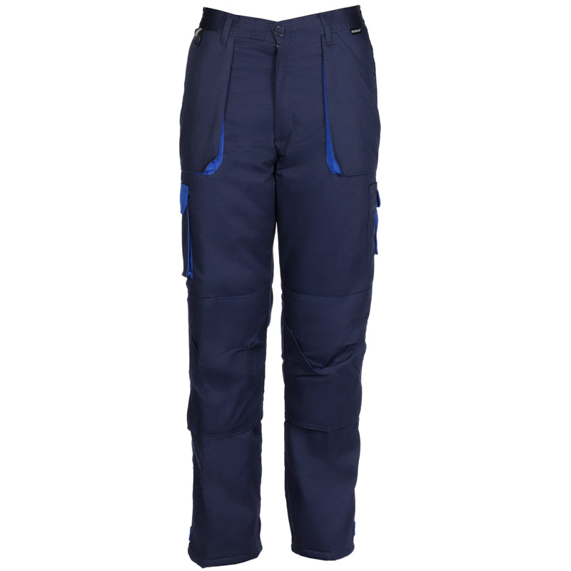 Radne pantalone postavljene Contrast teget