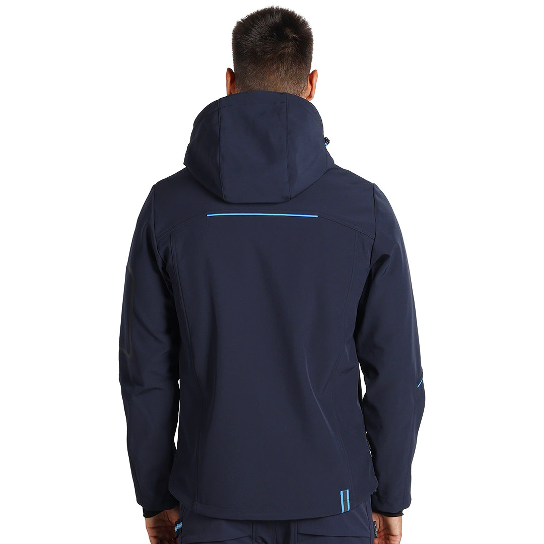 Eden Softshell jakna sa kapuljačom, plava