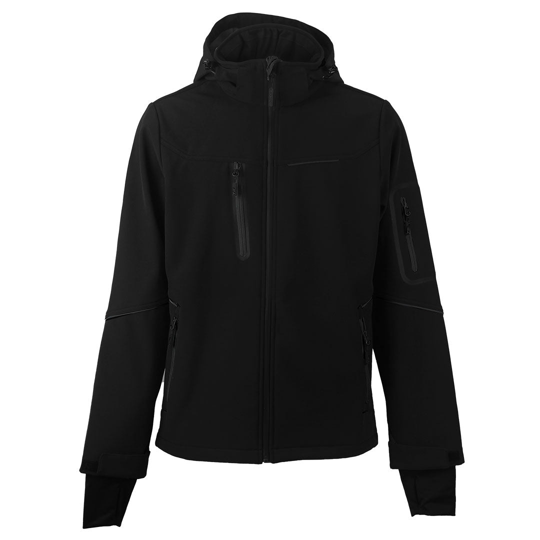 PANTHER Softshell jakna sa kapuljačom, crna