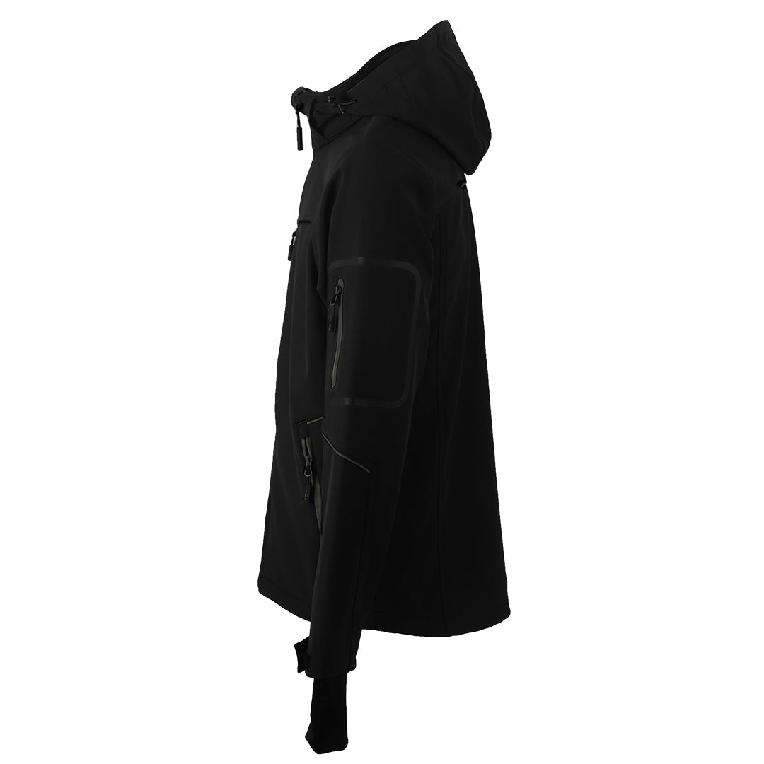 PANTHER Softshell jakna sa kapuljačom, crna