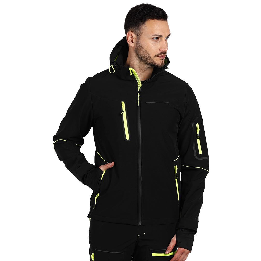 Eden Softshell jakna sa kapuljačom, žuta