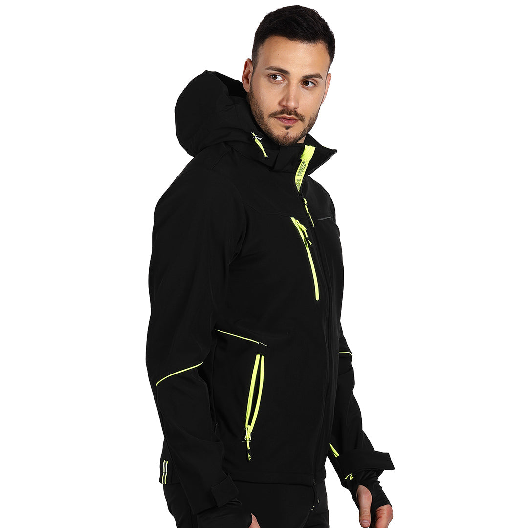 Eden Softshell jakna sa kapuljačom, žuta