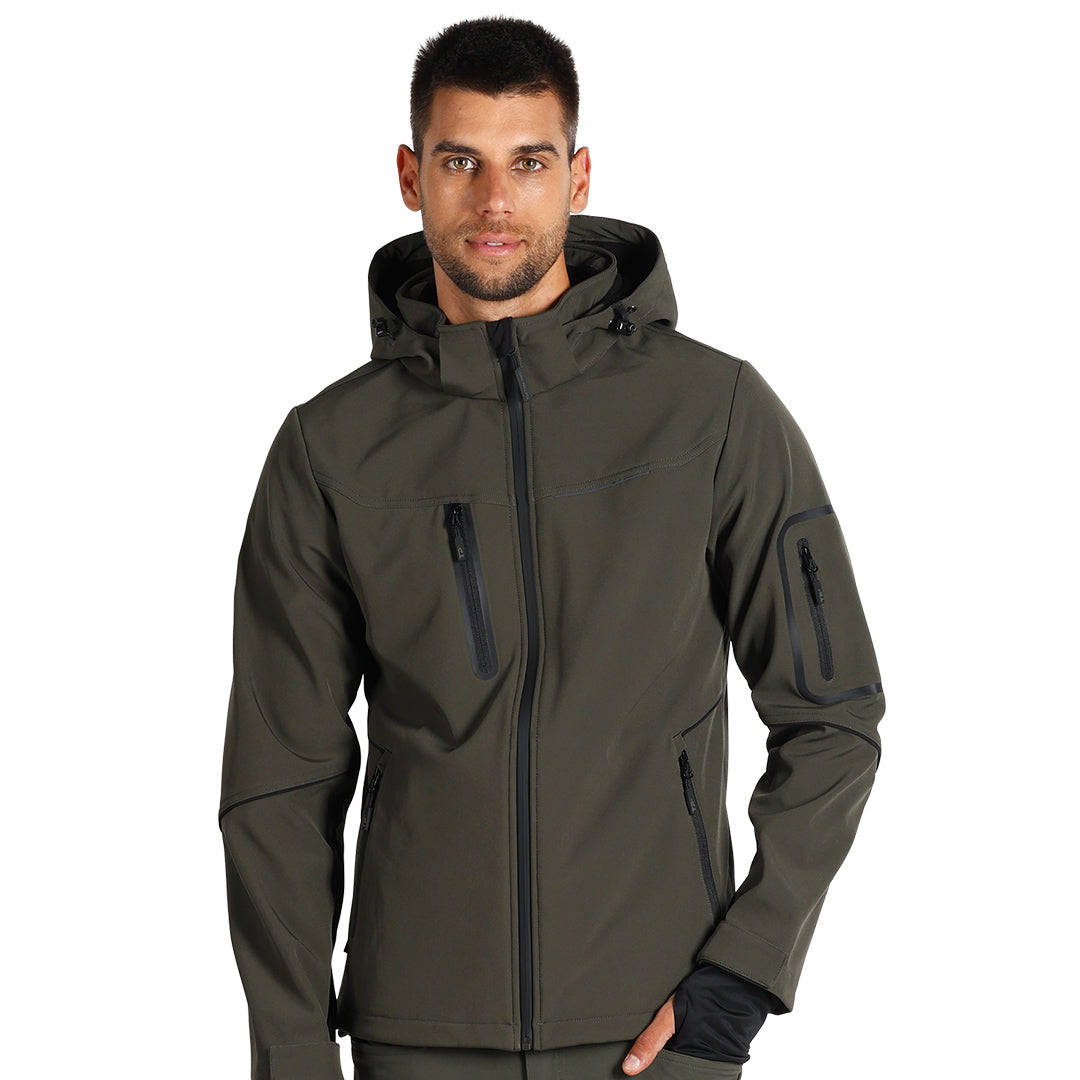 PANTHER Softshell jakna sa kapuljačom, zelena