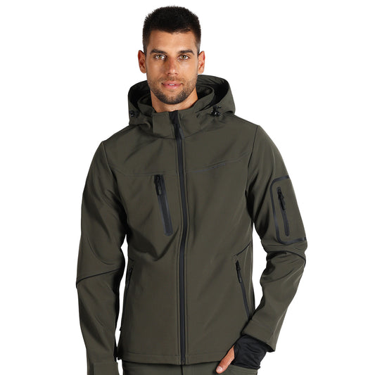 PANTHER Softshell jakna sa kapuljačom, zelena