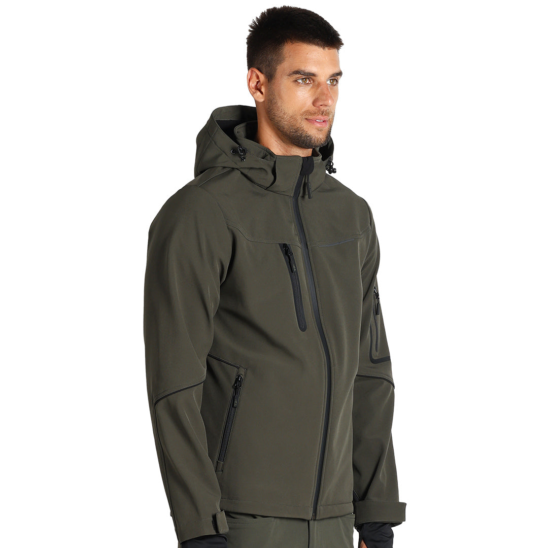 PANTHER Softshell jakna sa kapuljačom, zelena